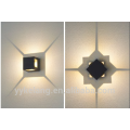 Four ways sdjutable LED wall lamp with 4x3W 12W ORSAM or Epistar LED